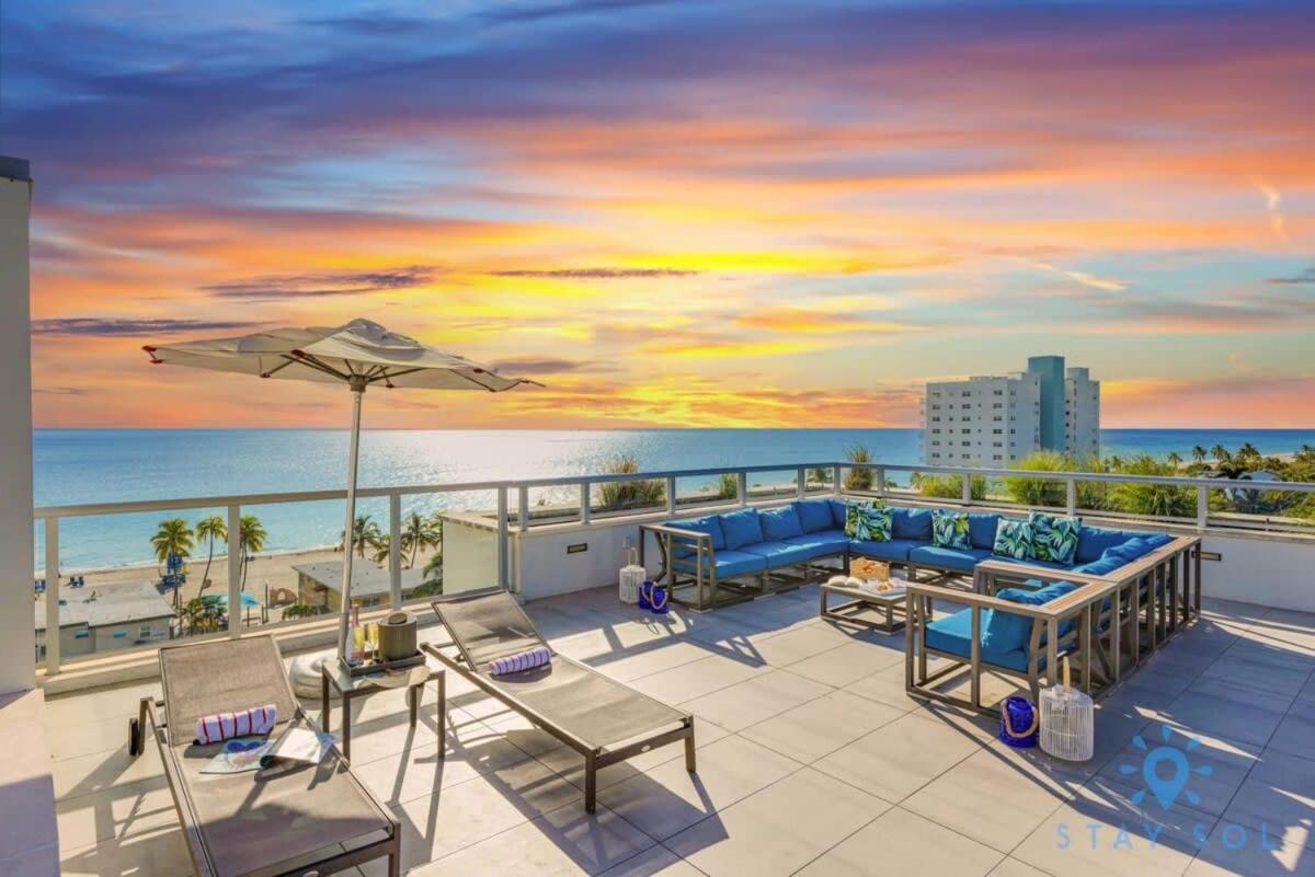 Near Beach - Rooftop Pool - Hot Tub - Broad-Walk Hollywood Extérieur photo